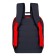 Youth backpack 39 x 26 x 10 cm, ergonomic back, Across G6, black/red G-6-3