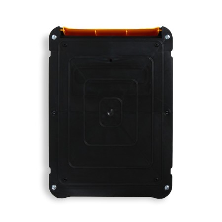 Mailbox, plastic, "standard", with a lock, gray-5