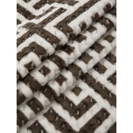Texrepublic blanket, size 150x200 cm, brown color-6