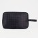 Lightning cosmetic bag, external pocket, black color