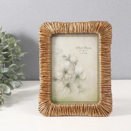Photo frame Polystone 13x18 cm "Golden vines" 1.5x17.5x22.5 cm