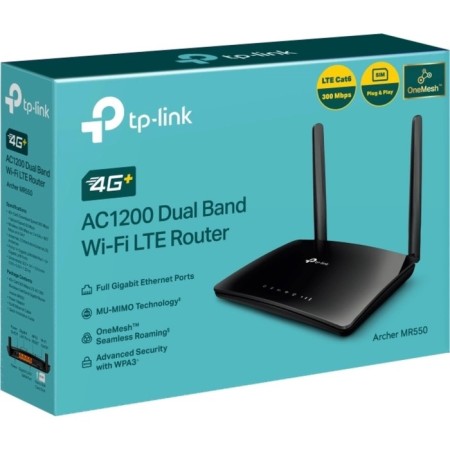 Wireless TP-Link Archer MR550 AC1200 10/100/1000Base-TX/4G Cat.6 Black-4