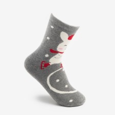 Women's socks with terry inside 