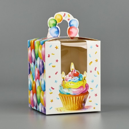 Box the team "Happy Birthday" 9 x 11 x 9 cm-1