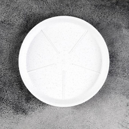 Patron for the pot, d = 13.6 cm, plastic, color marble-1