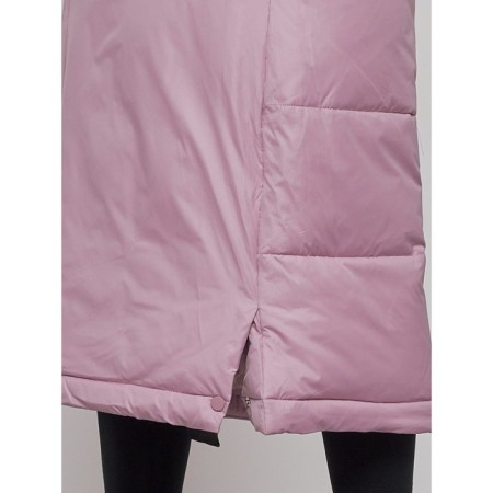 Coat insulated winter female, size 44, purple color-11