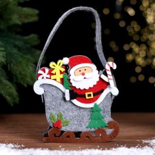 New Year's basket for decor 