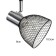 Lamp "Masumi" 2x60W E14 black/chrome 40x10x19.5cm