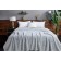 Sofia blanket, size 160x220 cm, light gray color