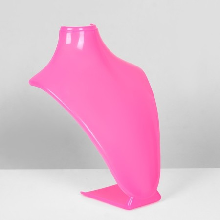 Bust for jewelry, 21 × 13 × 33 cm, pink color-2