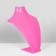 Bust for jewelry, 21 × 13 × 33 cm, pink color