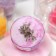 Laboratory Katrin bath bomb two -color with lavender flowers, 120 g