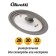 Olivetti Glu28 pan cover with silicone rim and pen, glass, 3 sizes, d = 28/30/32 cm