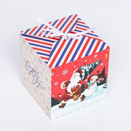 Folding box "Gift" 14 x 14 x 14 cm-1
