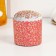Paper form for cupcake, muffins and cake "Flora Red" 70 x 60 mm