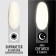 Glow in the Dark, 3 phase, 8 ml, LED/UV nail polish gel, luminescent, white color (01)