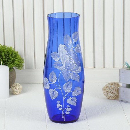 VAZ "Grand" rosehip, blue (manual painting) 26 cm