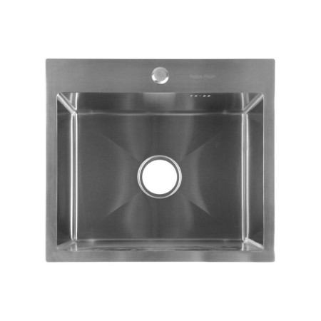 Moika Fabia Profi, 50x45 cm, cut, s = 3.0 and 0.8 mm, siphon with overflow + basket-1
