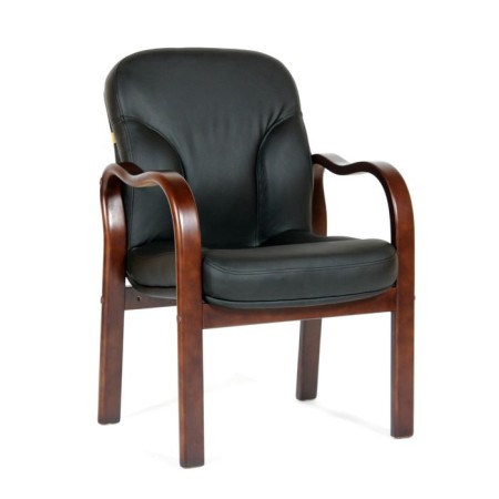 Office chair Chairman 658 Black skin black