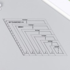 Patchwork ruler plastic 60 ° 