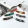 Halfish hair clip "Veta" Ornament, 8.5 cm, mix