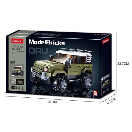 Designer SUV SLUBAN Models, 317 details, 6+-4