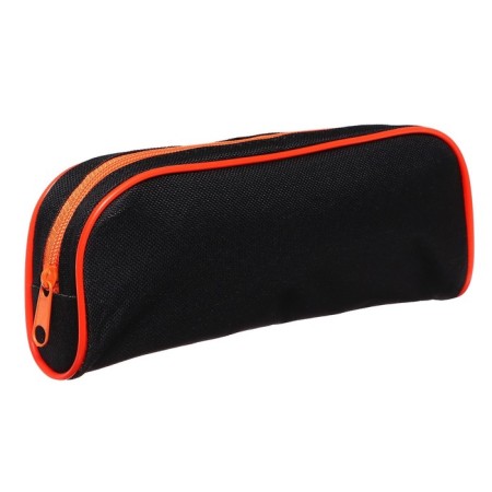 Penal soft, 1 department, 80 x 210 x 40 mm, voluminous, PM1O-24, calligrata black, black/orange-1