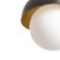 Schenon lamp G9 black and gold 16x16x24-124 cm