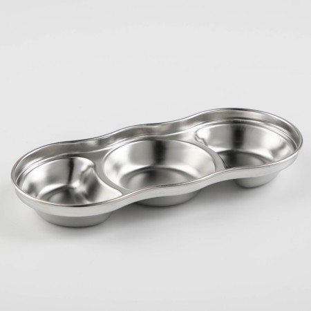 Stainless steel stand for kitchen accessories, 19.5 × 8.5 × 2.6, silver color