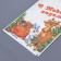 Gift Package "Olennok" 20 x 35 cm, colored metallized pattern