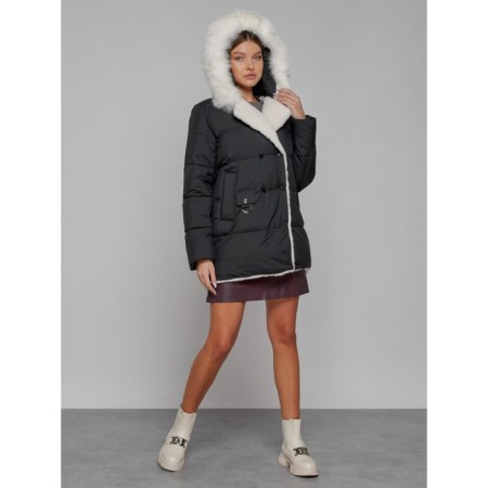 Winter jacket, size 42, black color-5