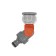 Fitting, internal thread, hinge, 1/2 "(12 mm) - 1" (25 mm), plastic, gardena