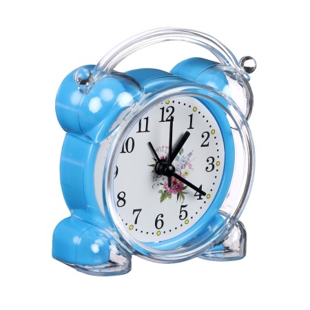 Watch alarm clock, on batteries, 10.5 x 4 x 11.5 cm, dial d-7.3 cm-1