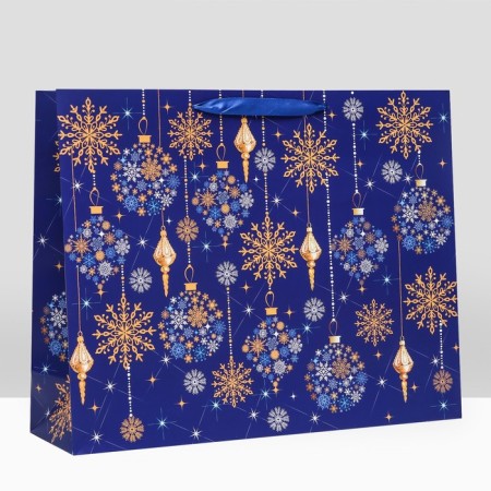 Gift package "Round dance of Snowflakes", xl 50 x 40 x 15 cm-2
