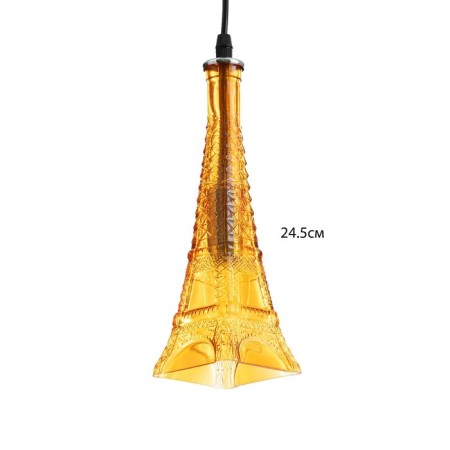 Suspendor “Eiffel” lamp E14 40W Orange 8x8x27-127cm-1