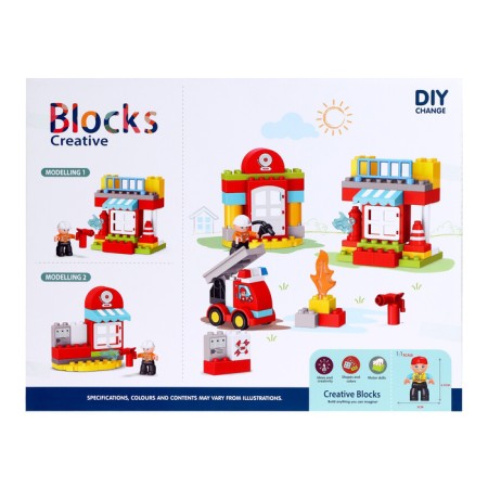 Design "Fire Station", 2 assembly options, 56 parts-6