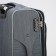Small suitcase 24 "On the zipper, code castle, with extension, the color is gray