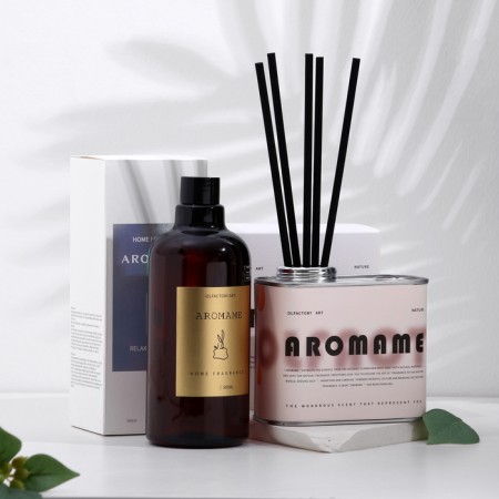 Set of Diffusor Aromatic "Aromame", Jasminovid Madamnings, 500ml rectangular jar-9