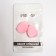 Makeup sponge, set - 2 pcs, 6 × 4 cm, increase when getting wet, pink color
