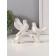Souvenir ceramics "White pigeons on the arc" with gold 3x12x9 cm