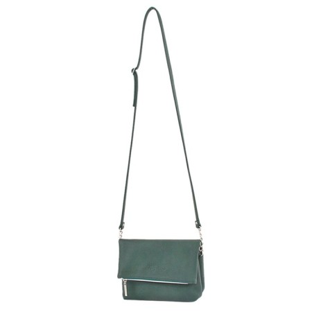 Cross-Bodi bag, lightning department, green color 16.5x20x8cm-1