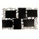 Photo frame Plastic in 6 photos 10x15 cm "Vyun" silver 55x33 cm