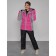 Ski jacket female winter, size 42, pink color