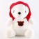 Soft toy "Bear" in the jacket, 23 cm, color mix