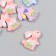 Decor for creativity Plastic "Bunny with a bow in colors" MIX 2.9x2.4 cm