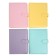Organizer "Pastel" A5, with a knife, 92 sheets in a ruler, PVC cover, mix