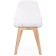 Plastic stool VART BUKA/Plastic, natural/Transparent 47x53x81 cm