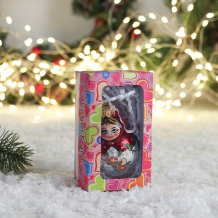 Christmas tree toy "Matryoshka-07" h- 7.7 cm-2