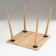 Square kitchen table, 800*800, sonoma oak