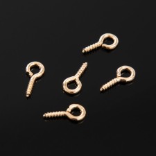 Holder for the pendant CM-936, (set 10 pcs.) 1.2 × 0.5 × 0.1 cm, color gold